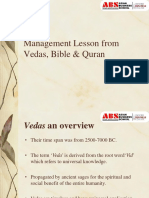 BECG Session - 3 - Vedas, Bible & Quran