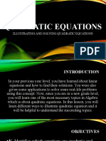 Quadratic Equations D1