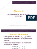 Income & Substitution Effect Ch05