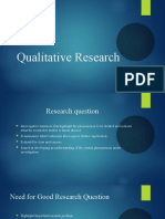 Qualitative Research 