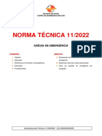 NT 11 - 2022 Saidas de Emergencia