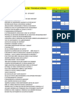 Analise Transacional - Planilha