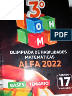 Bases y Temarios Ohma (Alfa) A Realizarce 15 de Octubre