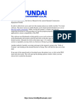 Hyundai HDF50 70 Forklift Trucks Service Manual PDF