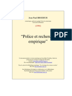 Police Recherche Empirique