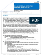 A Guide To Calculating Parenteral Nutrition When T-2 - 1