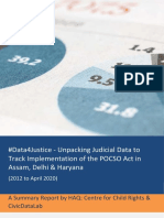 Upacking Judicial Data Implementation of Pocso Act Summary Report