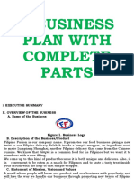 Business Plan and Rubrics