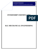 Link To Relevant Internship MECH