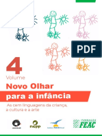 Caderno Novo Olhar 4 - As Cem Linguagens Da Criança, A Cultura e A Arte