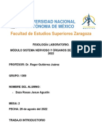 Introductorio de Fisiología. Sistema Nervioso