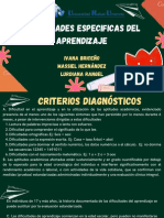 Dificultades de Aprendizaje