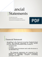 Financial Statement