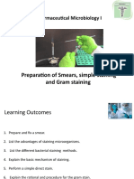 Lab 3 - Smear Preparation Simple Staining and Gram Staining