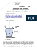 Experiment 2 - Calorimetry