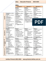 Octubre - 1er Grado Dosificación (2022-2023)