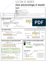 Unit 08 Fractions and Percentages of Amounts KO