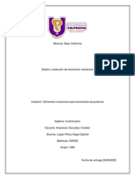 Elementos Mecánicos para Transmisión de Potencia