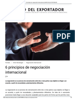 Lectura 02 - 6 Principios de Negociación Internacional