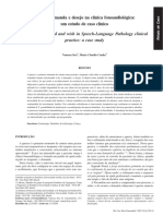 Queixa, Demanda e Desejo Na Clínica Fonoaudiológica - Um Estudo de Caso Clínico