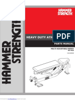 Hammer Strength HDT-MAB Assembly Manual