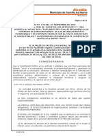 Decreto Modificacion Horarios Establecimientos