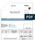 POPEGEN - 001 Recepción de Materiales y Equipos