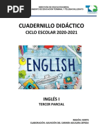 Cuadernillo Tercer Parcial de Inglés I