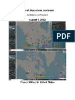 Aircraft Operations Continued Aug 2022 To Present Day by Derek Johnson