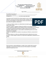 CARTA COMPROMISO para Padres de Familia