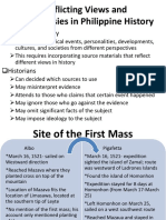 Conflicting Views and Controversies in P