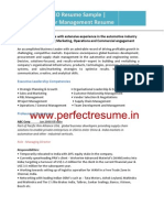 CEO Resume Sample WWW - Perfectresume.in