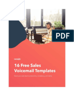 Sales Voicemail Templates