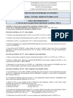 Lista de Exercícios - 02 - Taxa de Juros Equivalente, Nominal e Efetiva