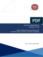 Guía - Aprendizaje - Procesos de Construcción - Semana N°08 - 2021-II