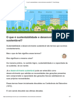 O Que É Sustentabilidade e Desenvolvimento Sustentável - Ponto Biologia