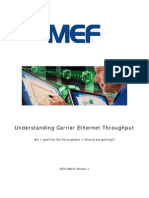 Understanding Carrier Ethernet Throughput