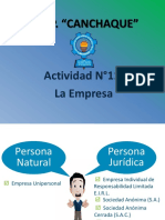 Actividad 11 - La Empresa