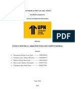 Informe - Evolucion de Arq de La Computadora