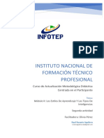 Raul Rosario Aguilera Actividad de Aprendizaje2 Módulo2 LosEstilosAprendizaje Tipos de Inteligencias1