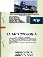 LA ANTROPOLOGIA, Metodos y Diviciones