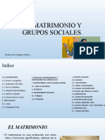 El Matrimonio y Grupos Sociales