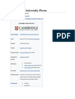 Cambridge University Press