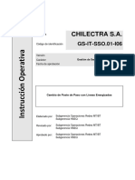 PTS N°06 Cambio de Poste de Paso Con LLEE