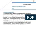 Economia A 11 - Tema 10 - Relações Económicas Com o Resto Do Mundo - Fichas de Trabalho - Sugestões de Correção