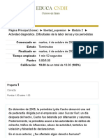 Actividad Diagnóstica. Dificultades de La Labor de Las y Los Periodistas