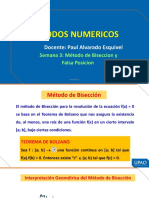 Semana 2 - Biseccion y Falsa Posicion - Metodos