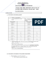 Monitoring Tool For F2F Classes..