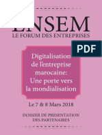 FORUM ENSEM ENTREPRISES - Digitalisation de L'entreprise Marocaine