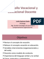 Vocación Docente